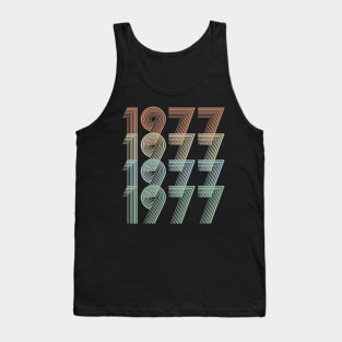 Vintage 1977 42nd Birthday Gift idea Men Women Tank Top